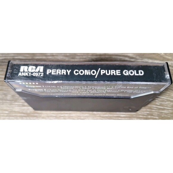 Perry Como "Pure Gold" Vintage Cassette Tape RCA ANK1-0972 Greatest Hits - Picture 3 of 3